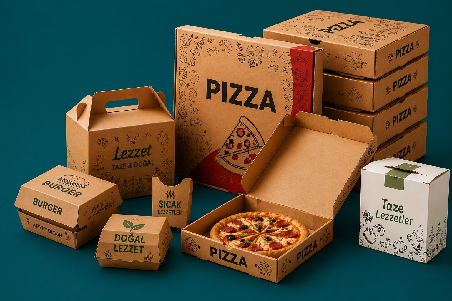 Pizza ve Gıda Kutuları